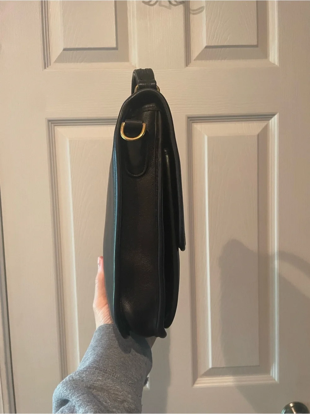 Coach Station Bag 5130 in Black. Vintage made in 1994 in United States.